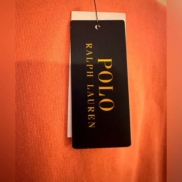 RALPH LAUREN HOODIE DRESS CORAL large 12/14 - Picture 3 of 6